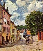 Alfred Sisley Strabe in Moret-Sur Loing France oil painting artist